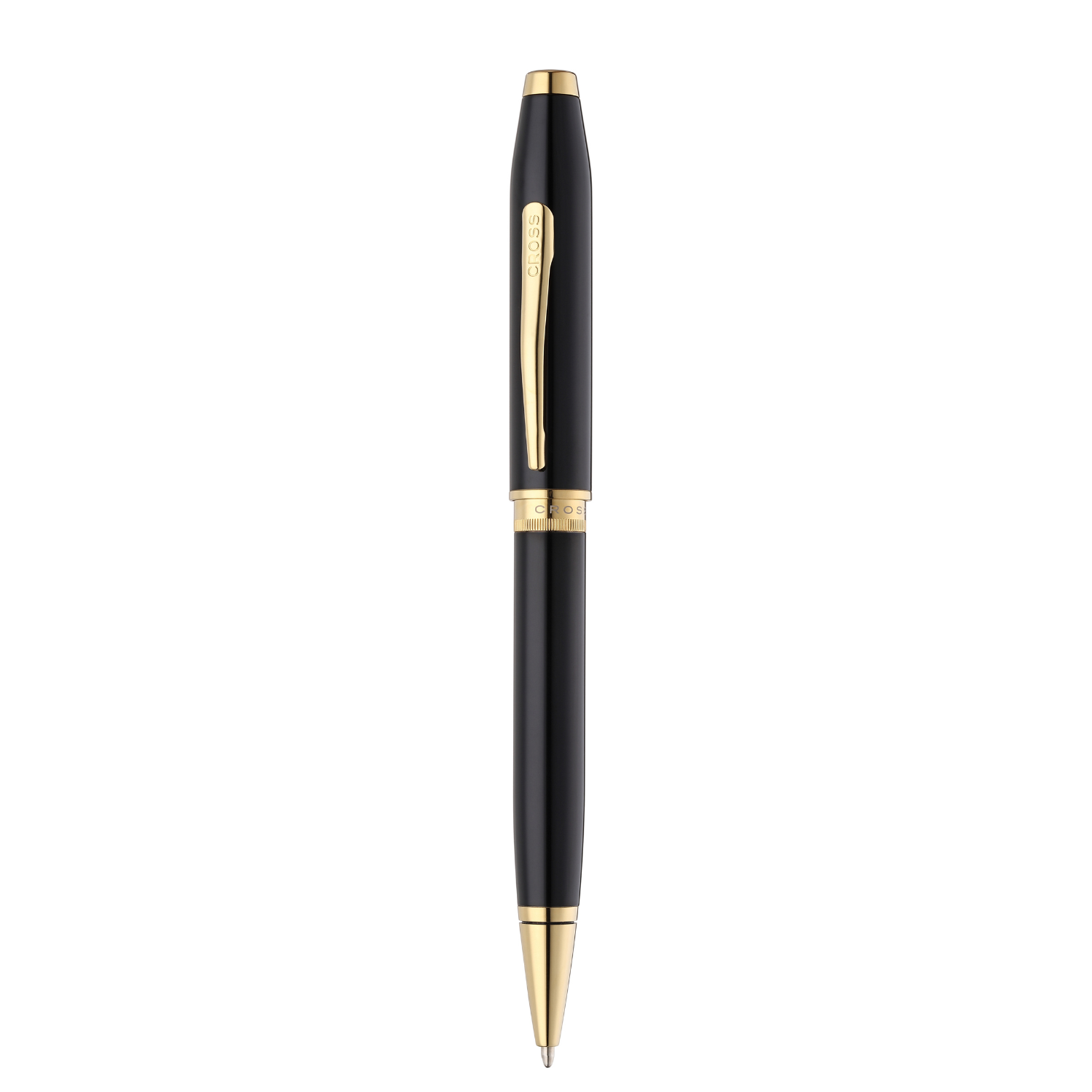 Foundry Glossy Black Gold PVD Cross