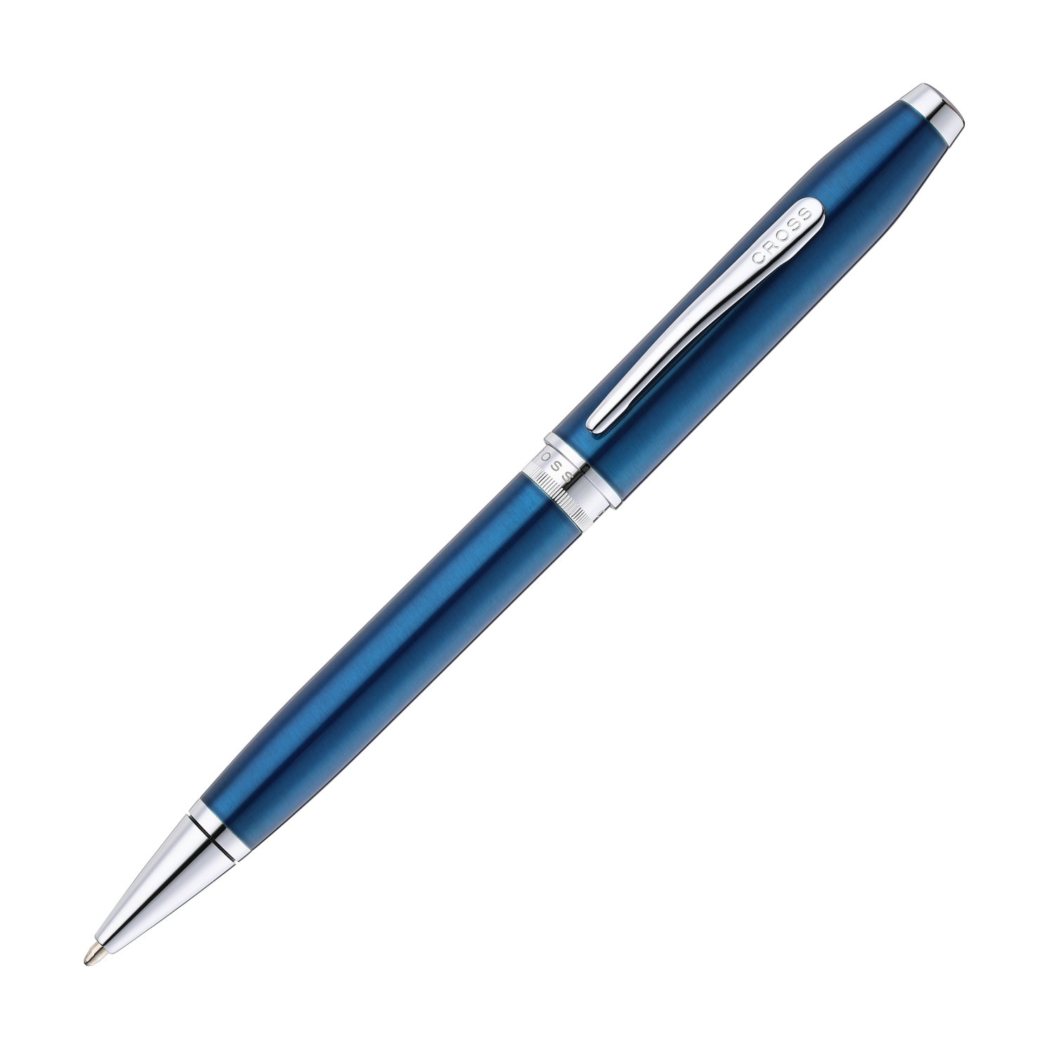 Foundry Glossy Translucent Blue Cross