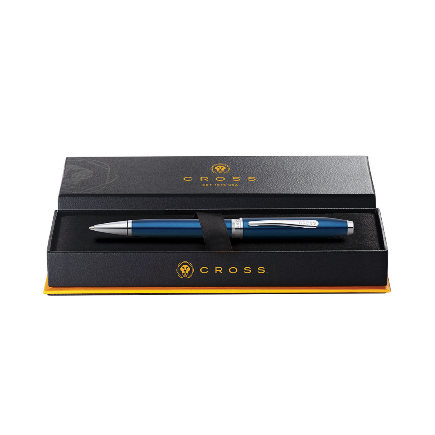 Foundry Glossy Translucent Blue Cross