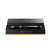 Foundry Glossy Black Gold PVD Cross