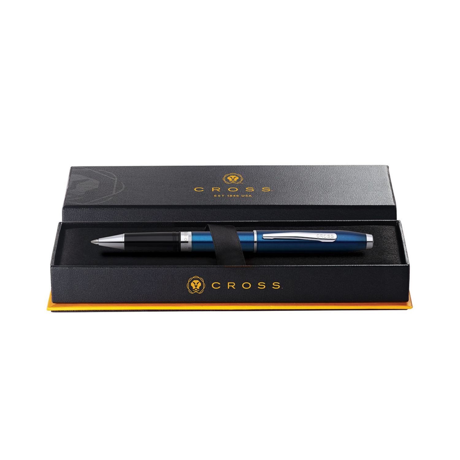 Foundry Glossy Translucent Blue Cross