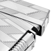 Encendedor Guilloché Le grand plateado S.T. Dupont