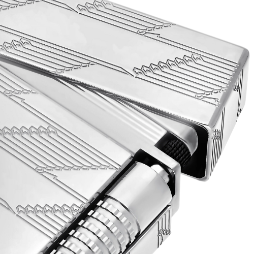 Encendedor Guilloché Le grand plateado S.T. Dupont
