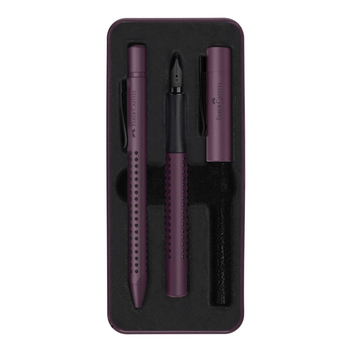 Set Grip Pluma Fuente + Bolígrafo Faber-Castell