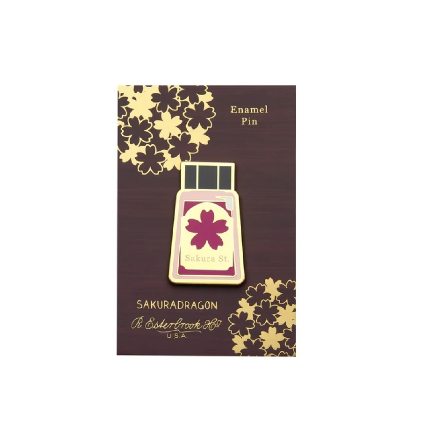 Sakura Street Ink Lapel Pin Esterbrook