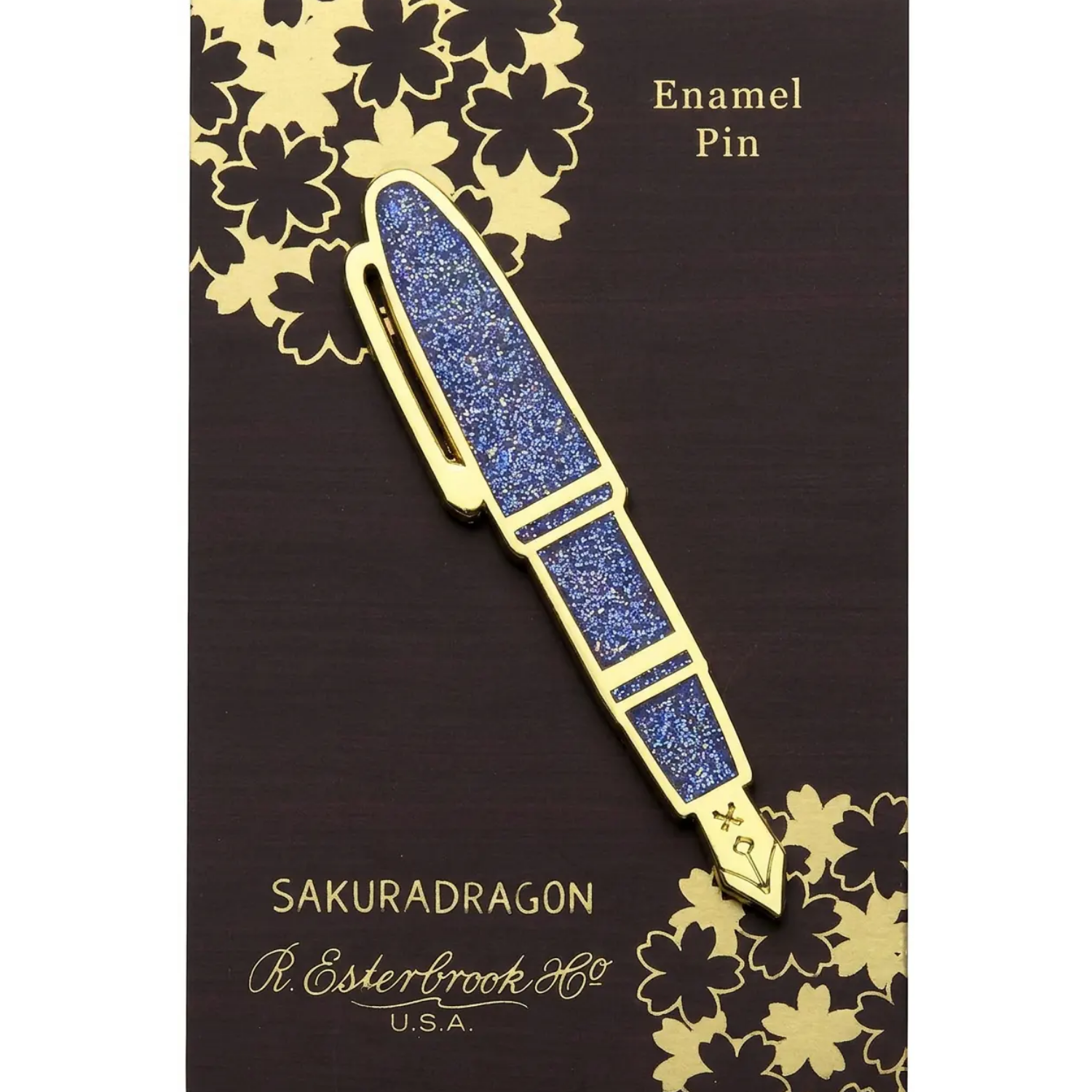 Sakura Street Pen Lapel Pin Esterbrook