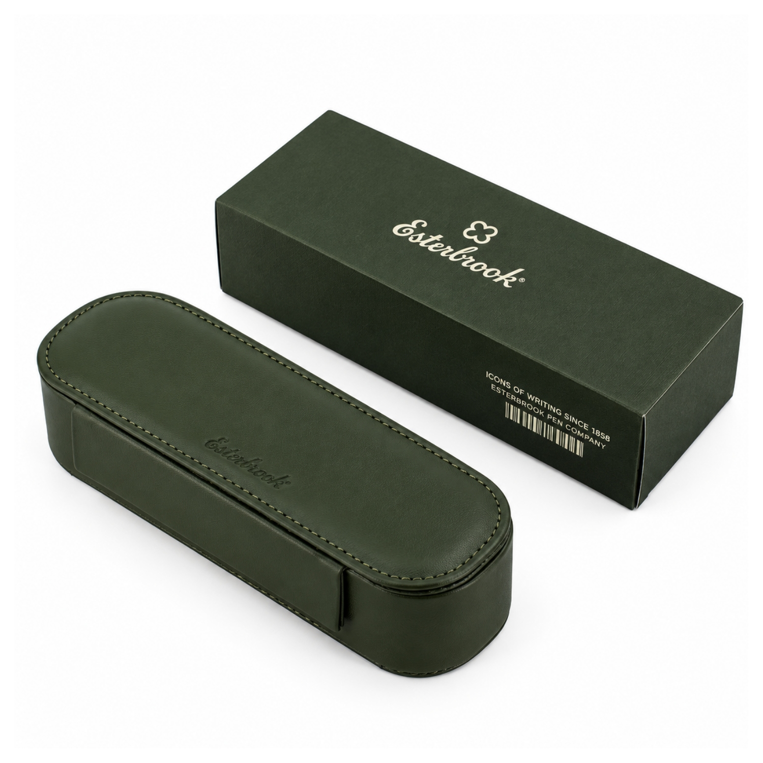 Estuche para Dos Plumas NOOKS Moss Green Esterbrook