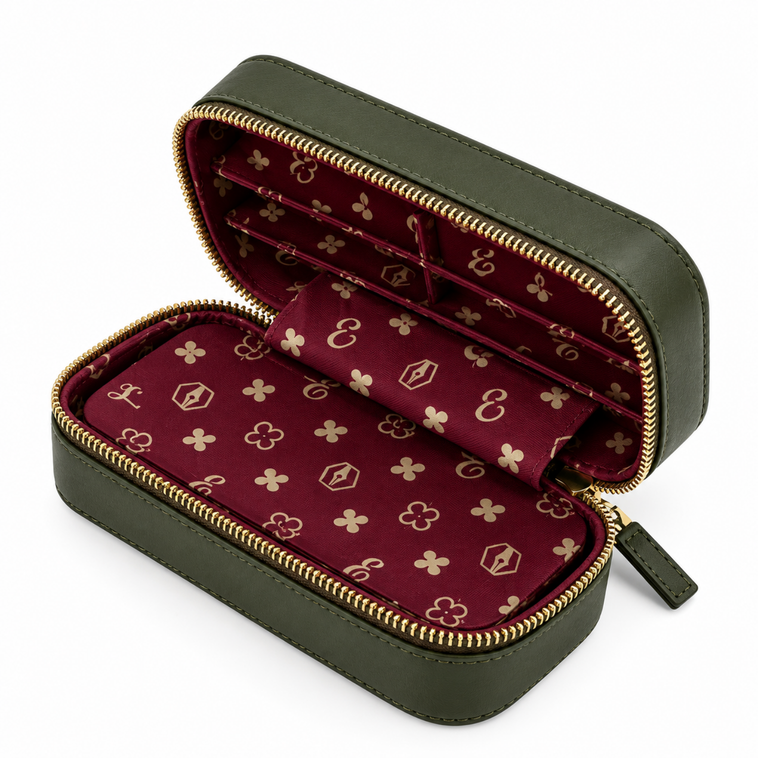 Estuche para Seis Plumas NOOKS Moss Green Esterbrook