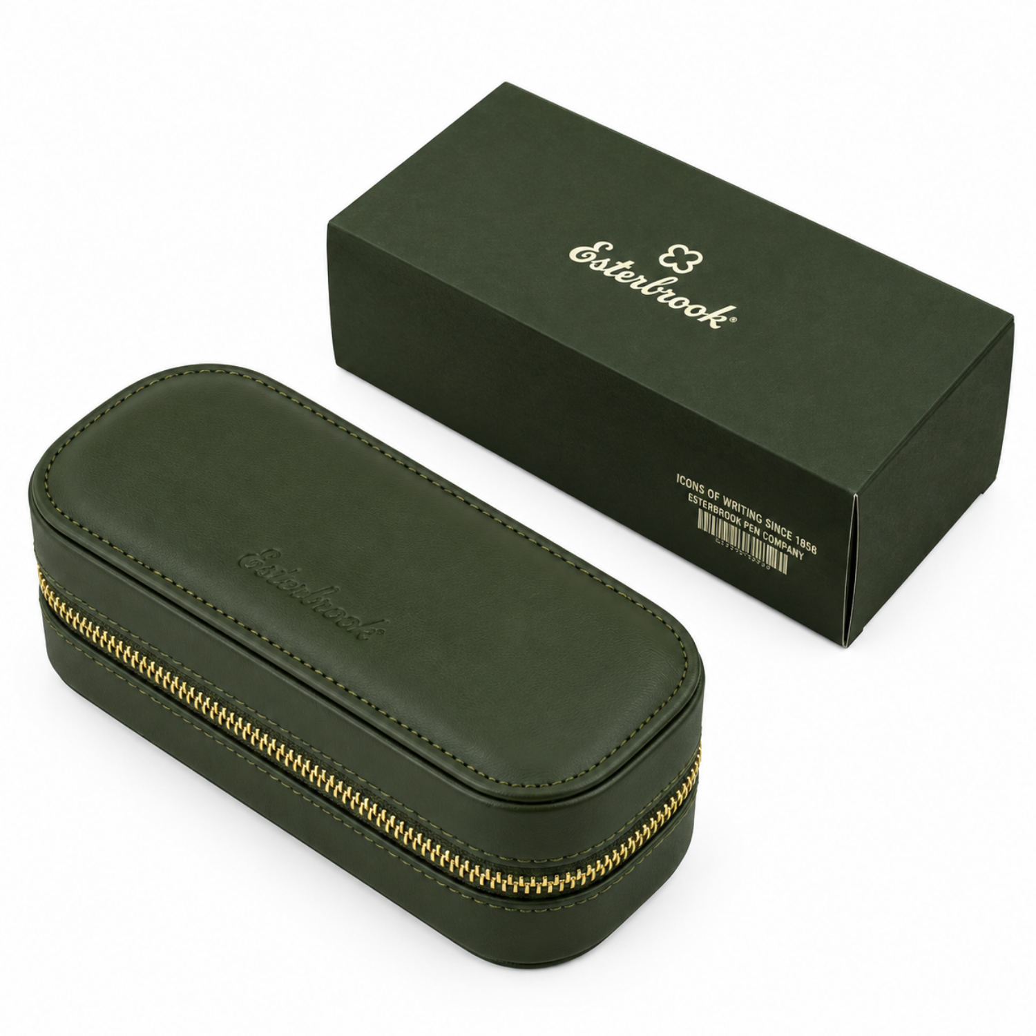 Estuche para Seis Plumas NOOKS Moss Green Esterbrook