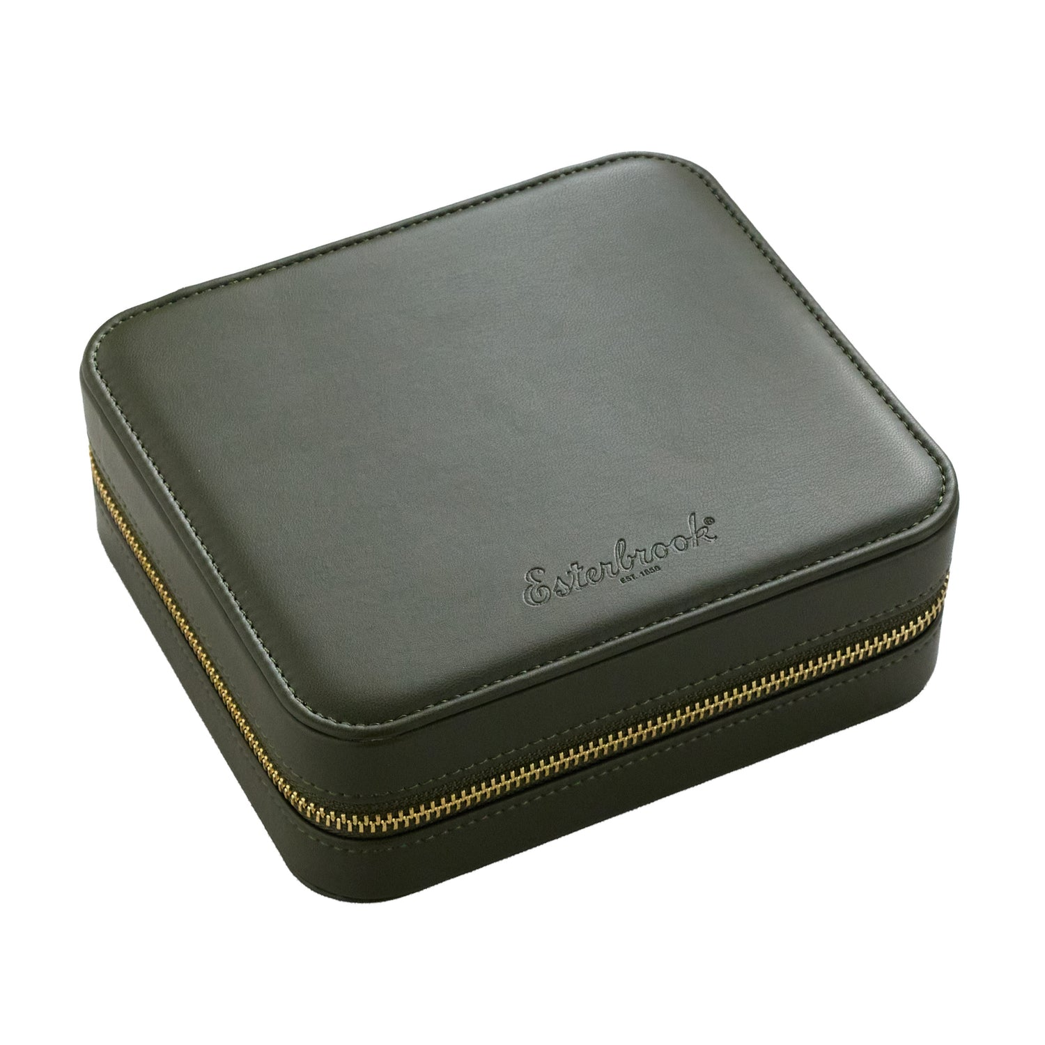 Estuche para Doce Plumas NOOKS Moss Green Esterbrook