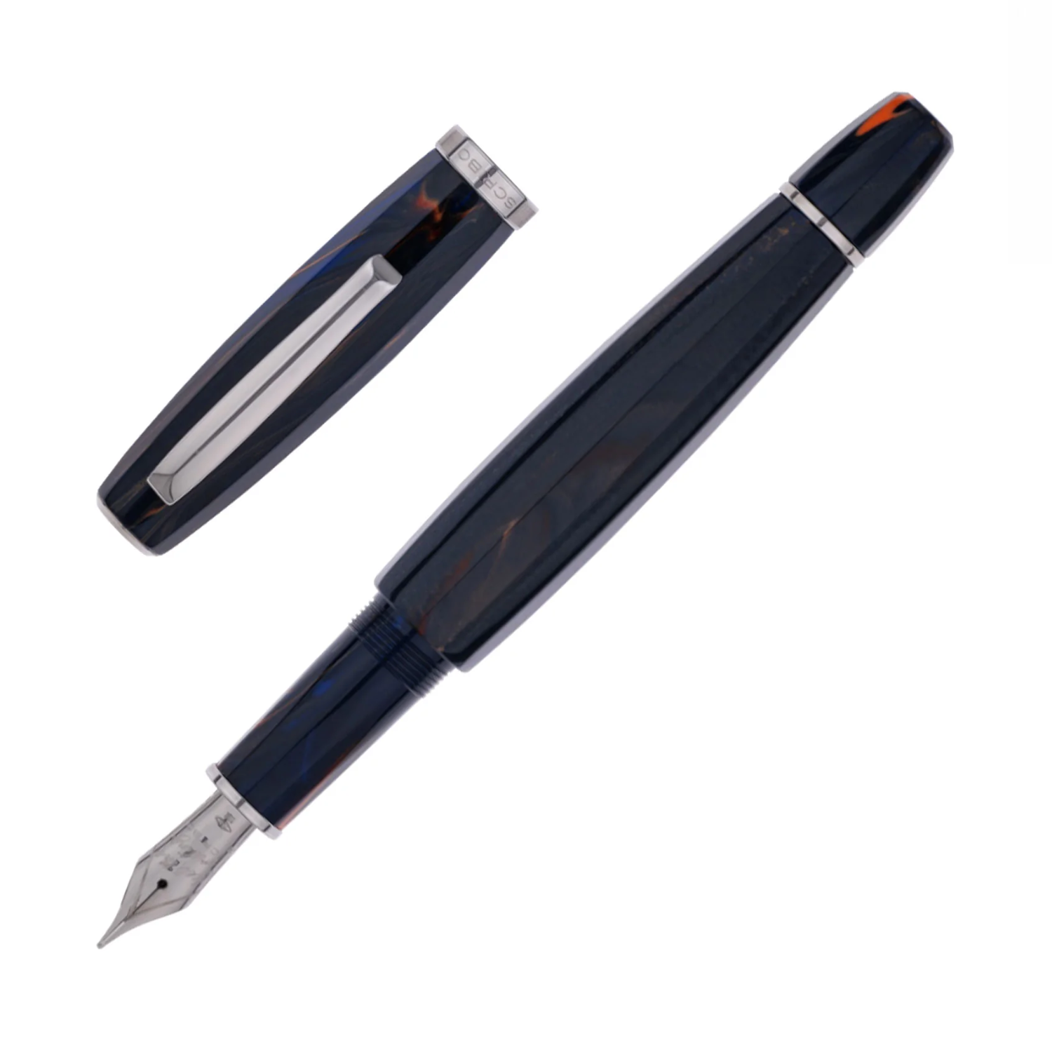 Pluma Fuente Feel Blu Califfo Ruthenium Scribo