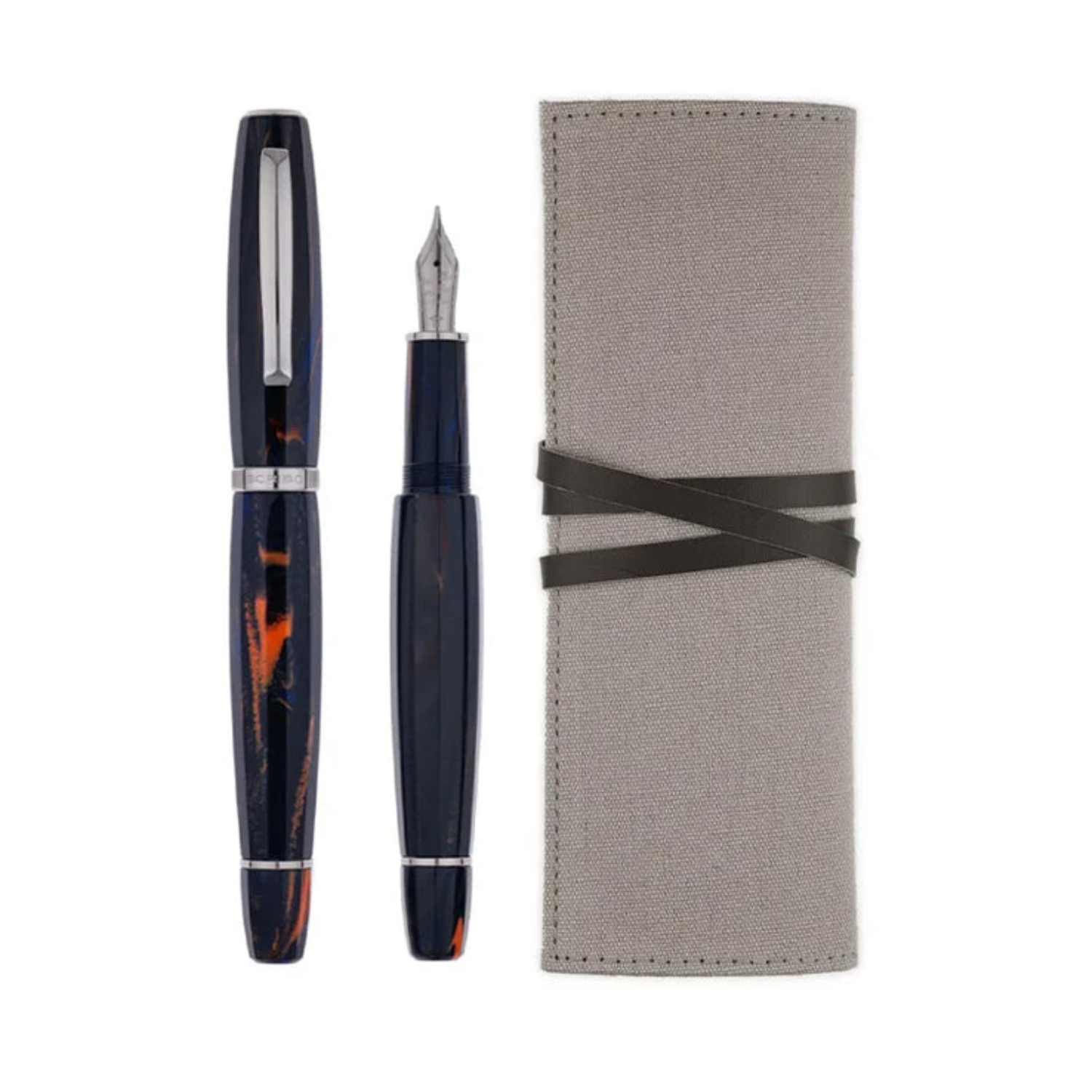 Pluma Fuente Feel Blu Califfo Ruthenium Scribo