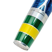 Pluma Fuente Pelé Heritage Silver Montegrappa