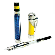 Pluma Fuente Pelé Heritage Silver Montegrappa
