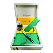 Pluma Fuente Pelé Heritage Silver Montegrappa
