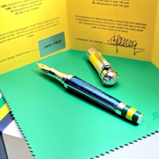 Pluma Fuente Pelé Heritage Silver Montegrappa