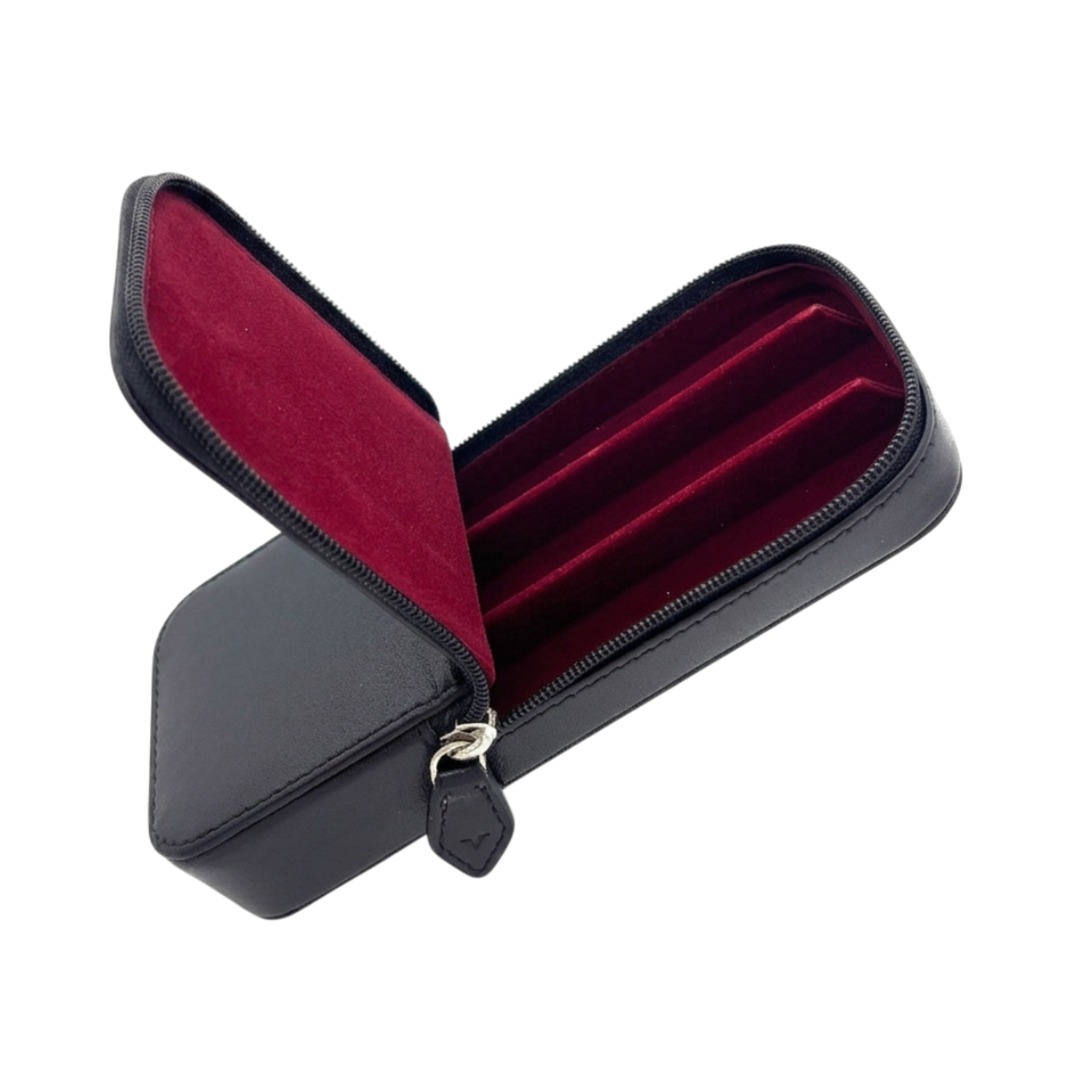 Estuche de Piel para Tres Plumas Visconti