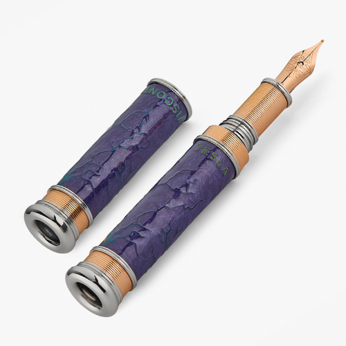 Pluma Fuente Nikola Tesla Visconti