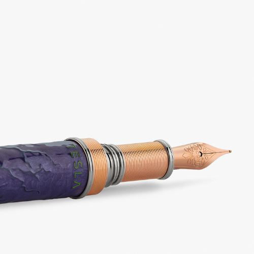 Pluma Fuente Nikola Tesla Visconti