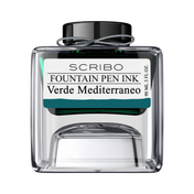 Frasco De Tinta Verde Mediterraneo Scribo