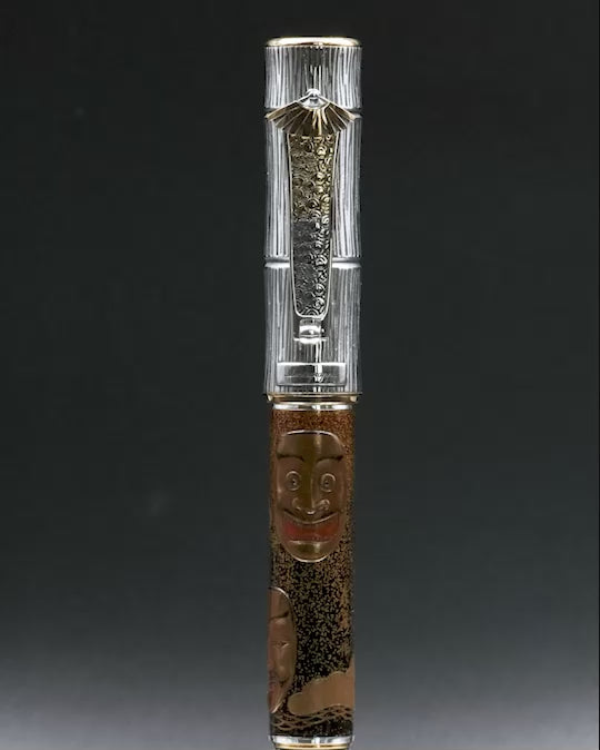 Pluma Fuente Kitcho Noh Máscaras Deidad Montegrappa